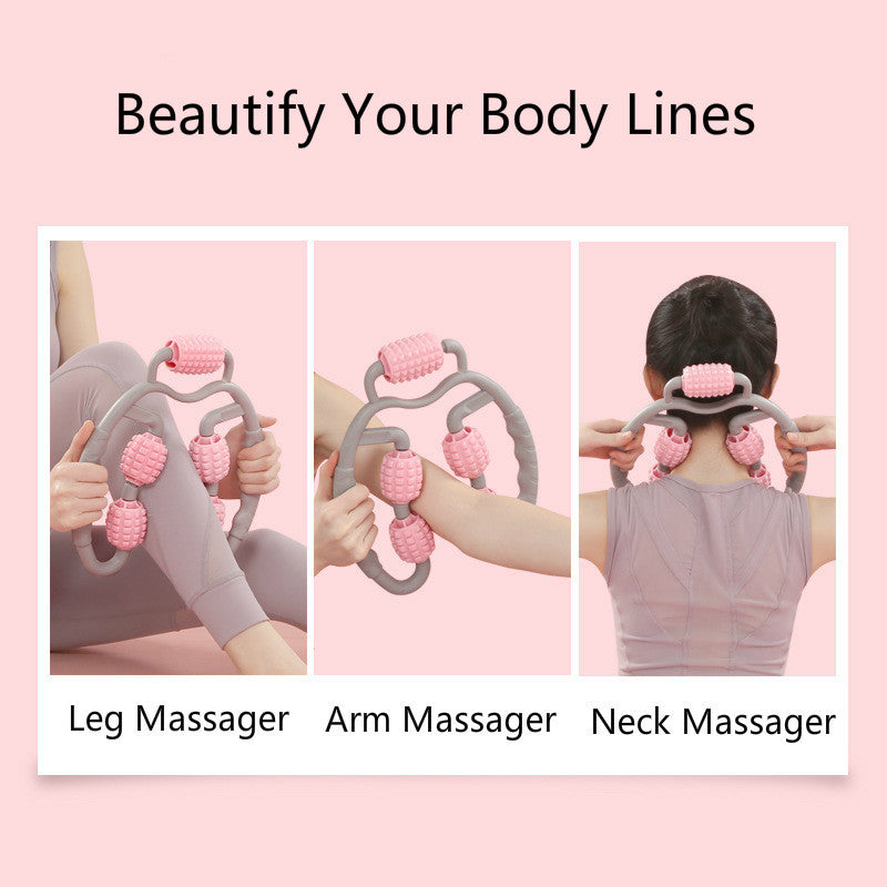 Full Body U-Shaped Massage Roller for Trigger Points
