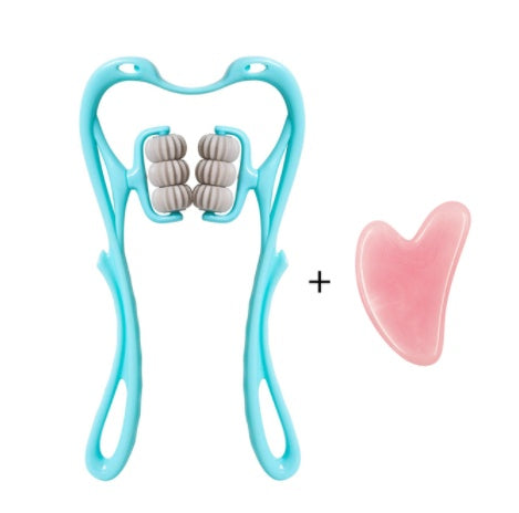 Neck Massage Roller – Six-Wheel Design