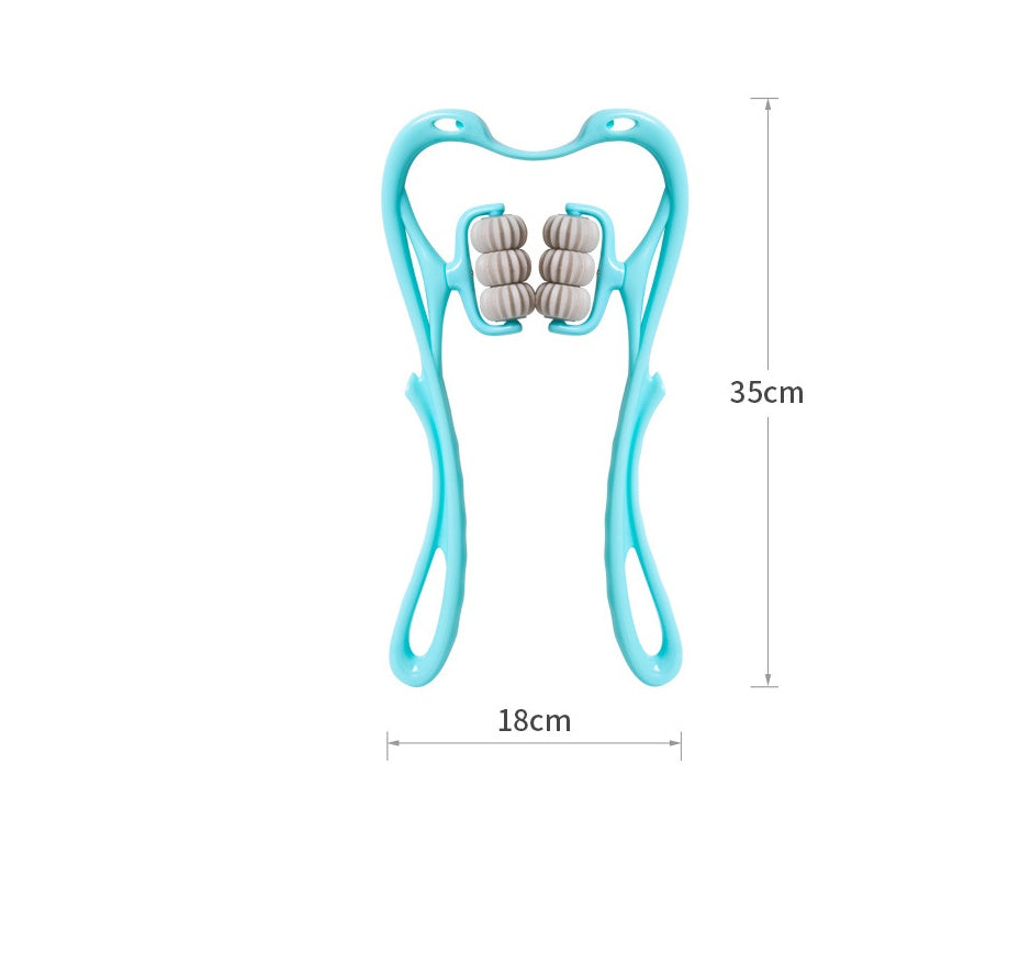 Neck Massage Roller – Six-Wheel Design