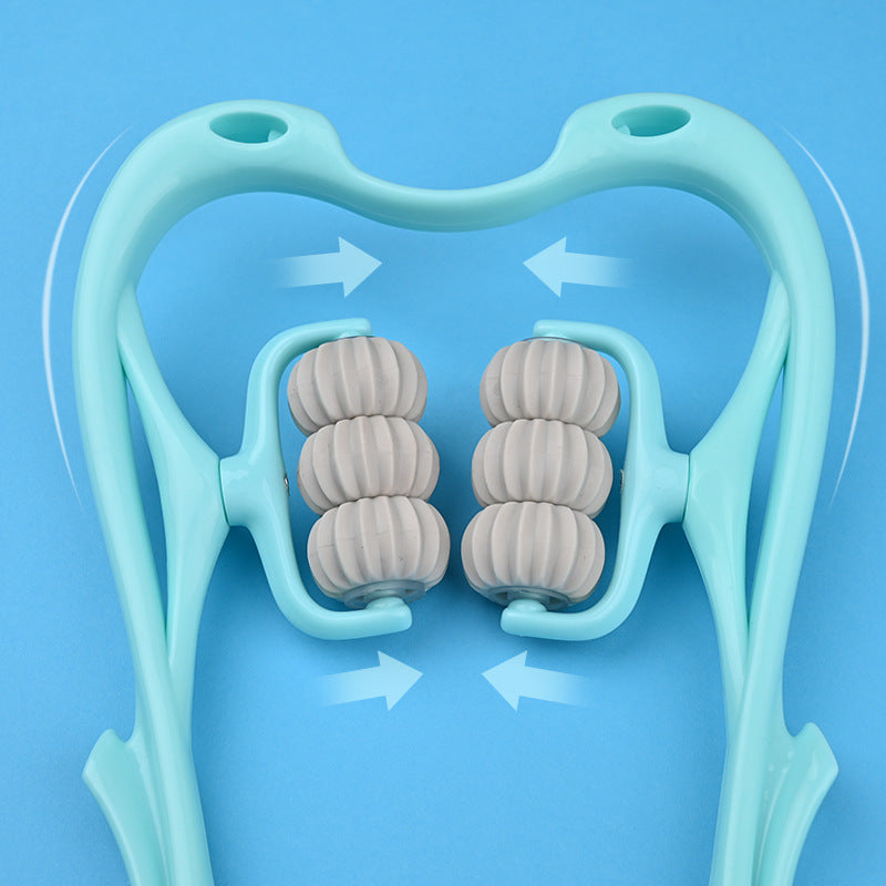 Neck Massage Roller – Six-Wheel Design